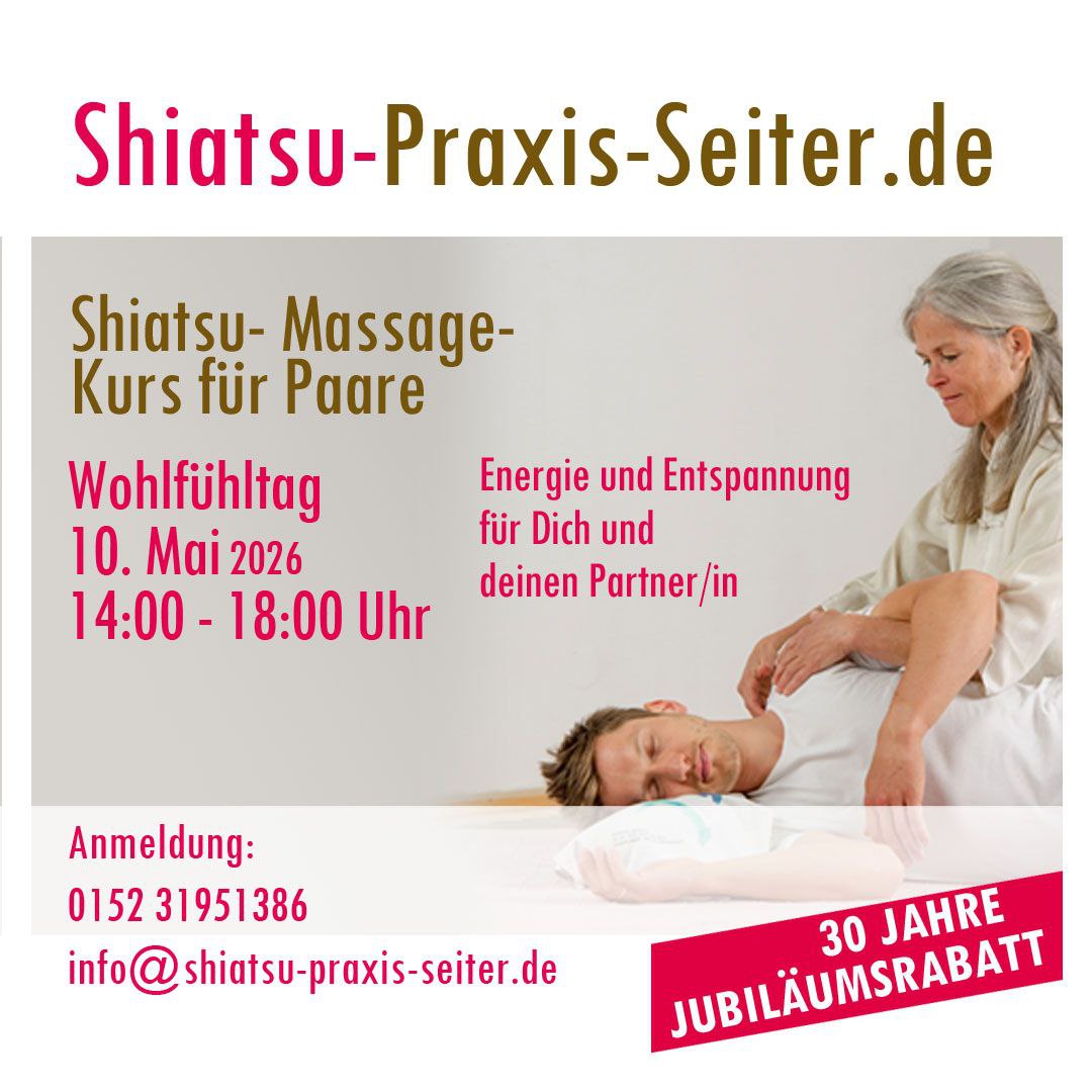 Shiatsu-Massage-Kurs für Paare