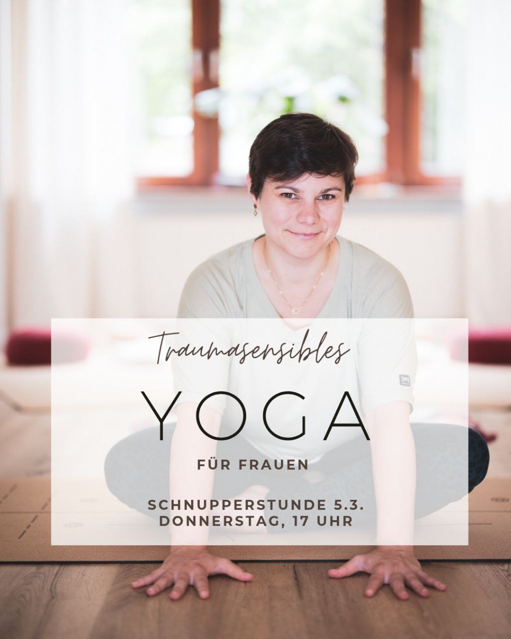 Traumasensibles Yoga Schnupperstunde für Frauen