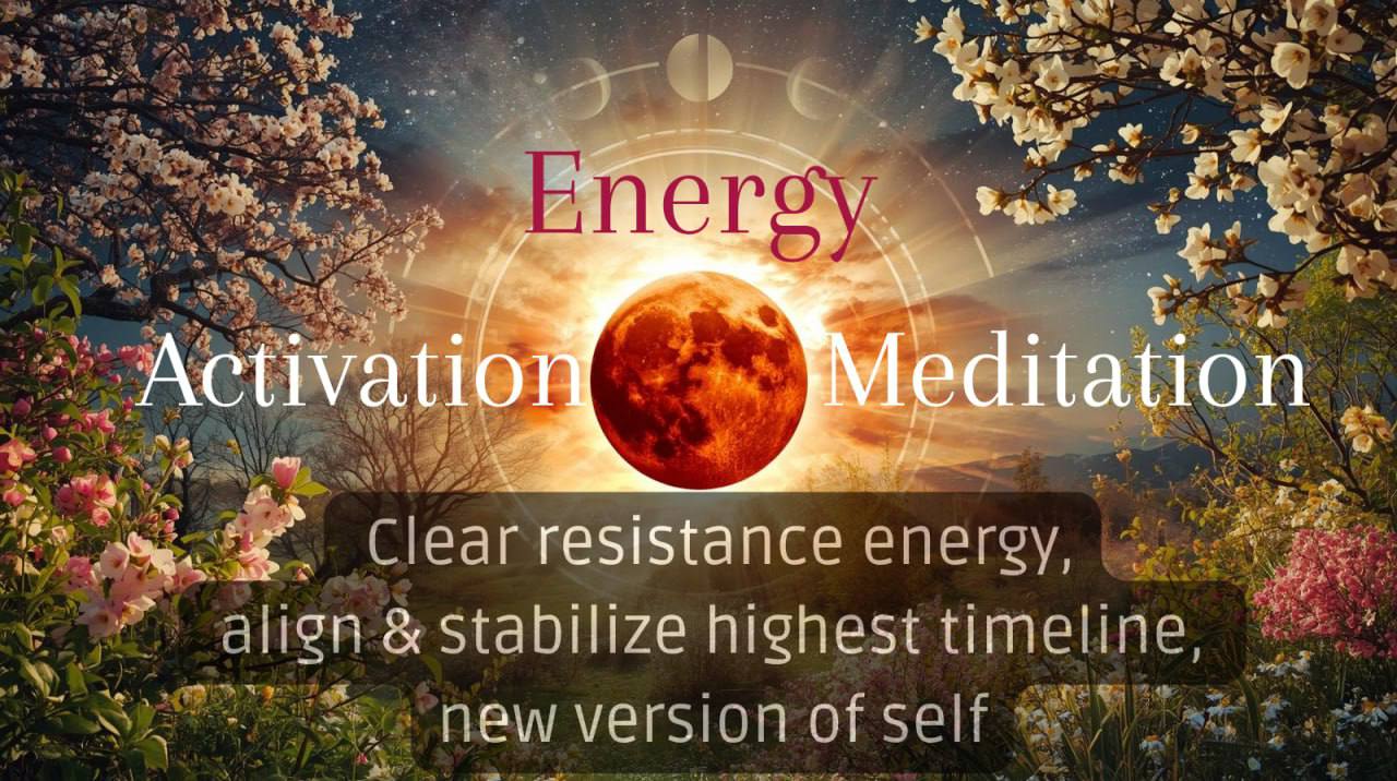 Clear resistance energy, align & stabilize highest timeline, meet new version of self