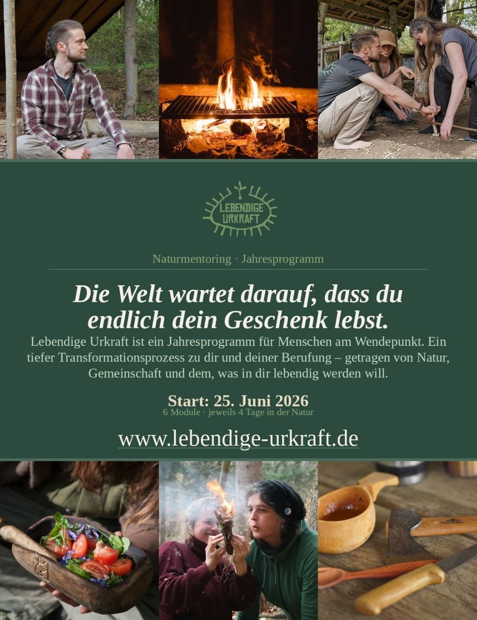 Lebendige Urkraft - Naturmentoring Jahresprogramm