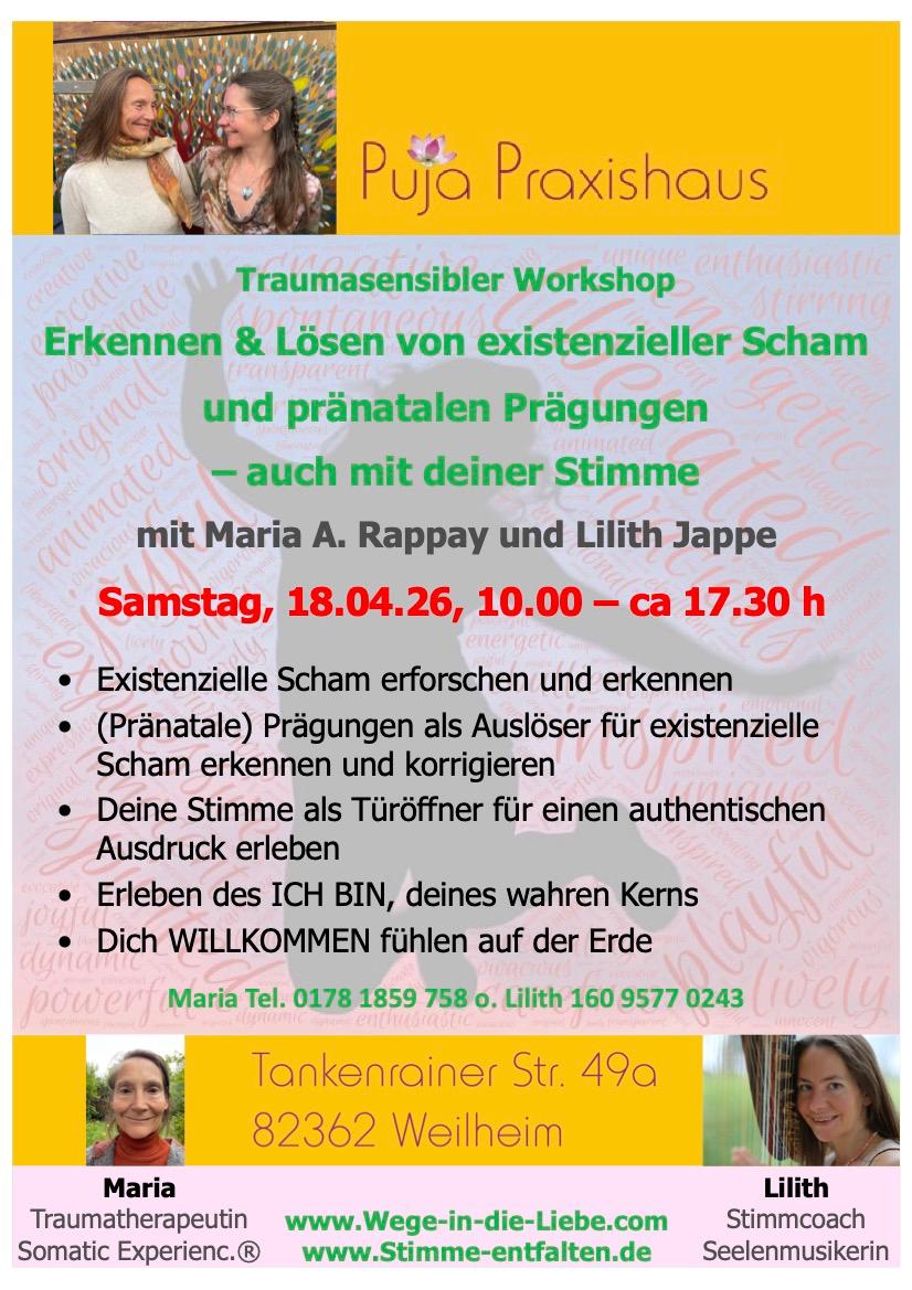 Erlösen von existenzieller Scham und pränatalen Prägungen - auch mit deiner Stimme