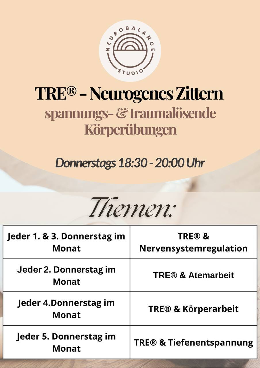 TRE® – Neurogenes Zittern Spannungs- & traumalösende Körperübungen