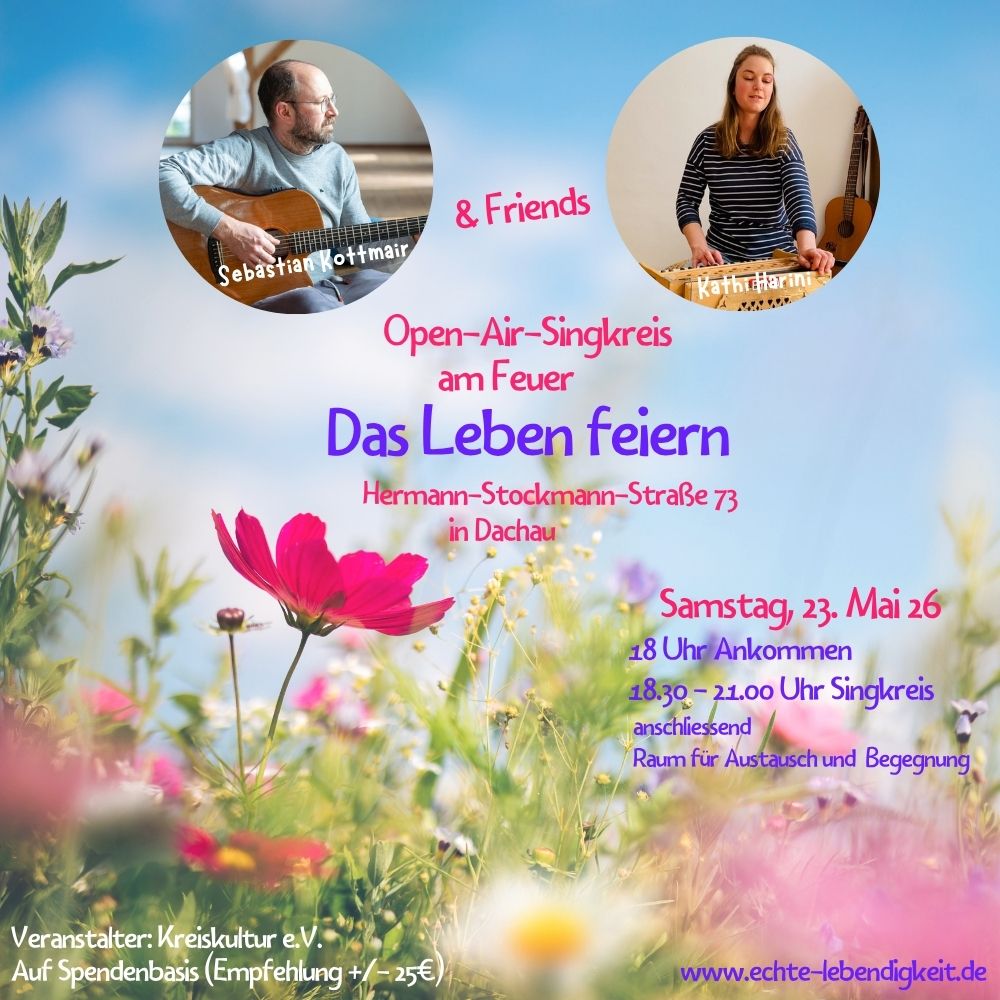 Open-Air-Singkreis am Feuer