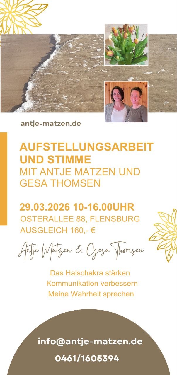 Erfahrungsraum: Selbstwahrnehmung, Stimme und Selbstausdruck