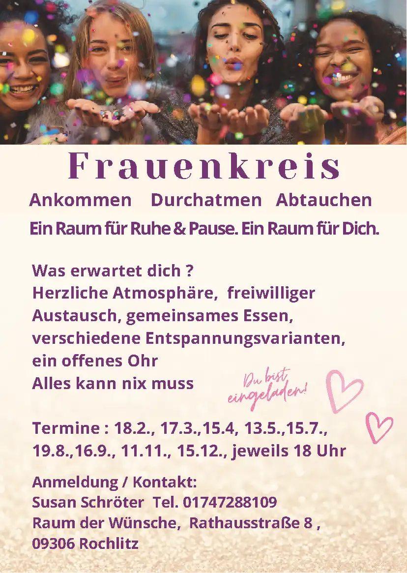 Frauenkreis – Ein Raum für Ruhe & Pause, ein Raum für Dich