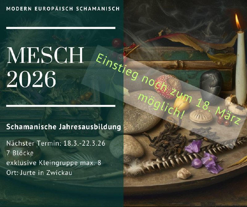 MESCH – Schamanische Jahresausbildung 26/27 – 2. Block