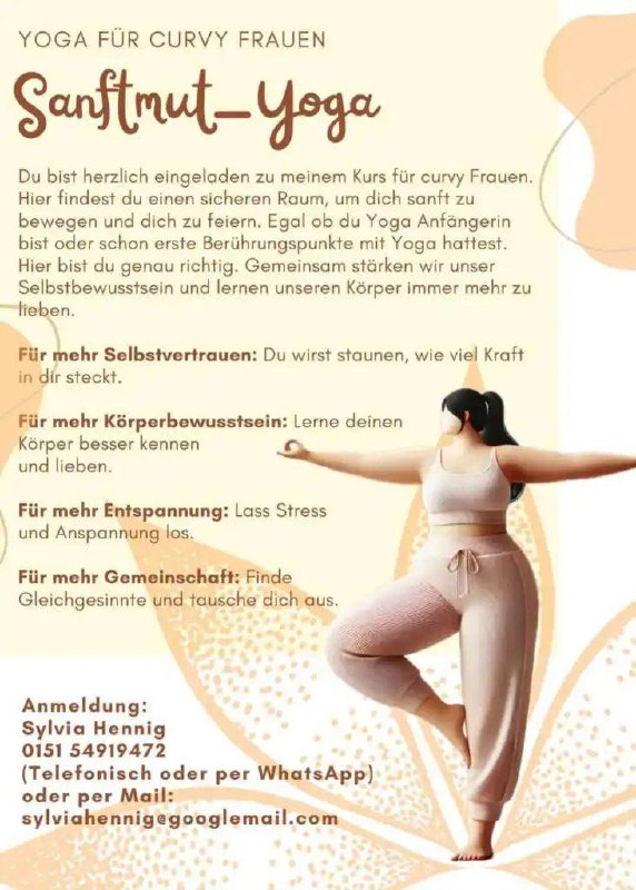 Sanftmut Yoga für Curvy Frauen – Dein Raum für Selbstvertrauen und Körperbewusstsein!