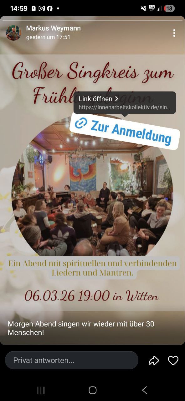 Großer Singkreis bei den Phoenixen