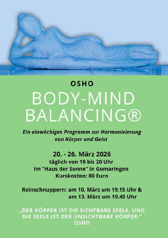 OSHO BODY-MIND BALANCING ®
