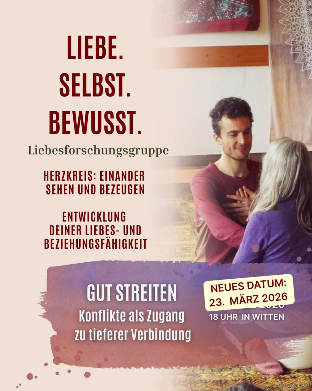 Liebe.Selbst.Bewusst. Liebesforschungsabend: Gut Streiten
