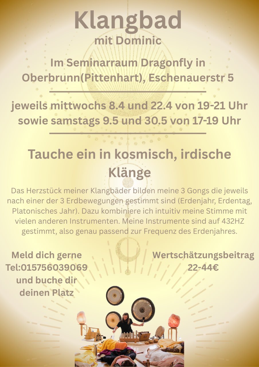 Klangbad mit Dominic
