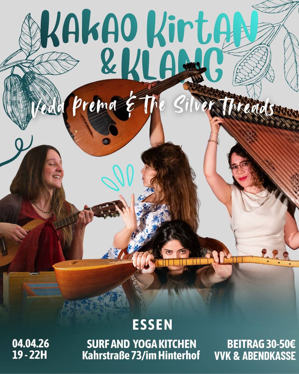 Kirtan Family: Zeremonieller Rohkakao, Mantrasingen und Klangkreis