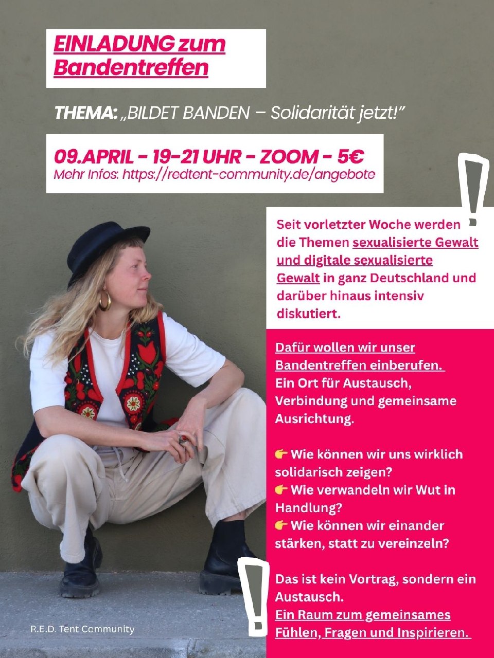 Bandentreffen: BILDET BANDEN - Solidarität jetzt!