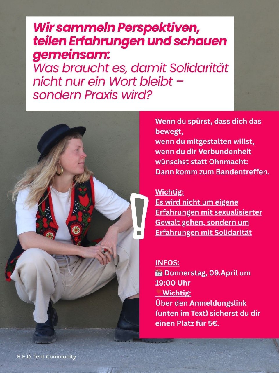 Bandentreffen: Solidarität bei sexualisierter Gewalt