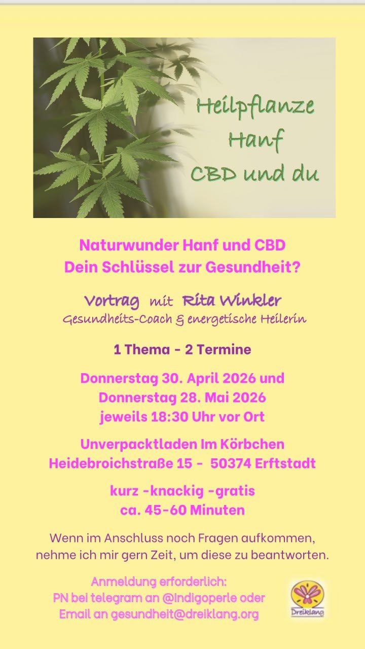 Hanf als Heilpflanze – Vortrag