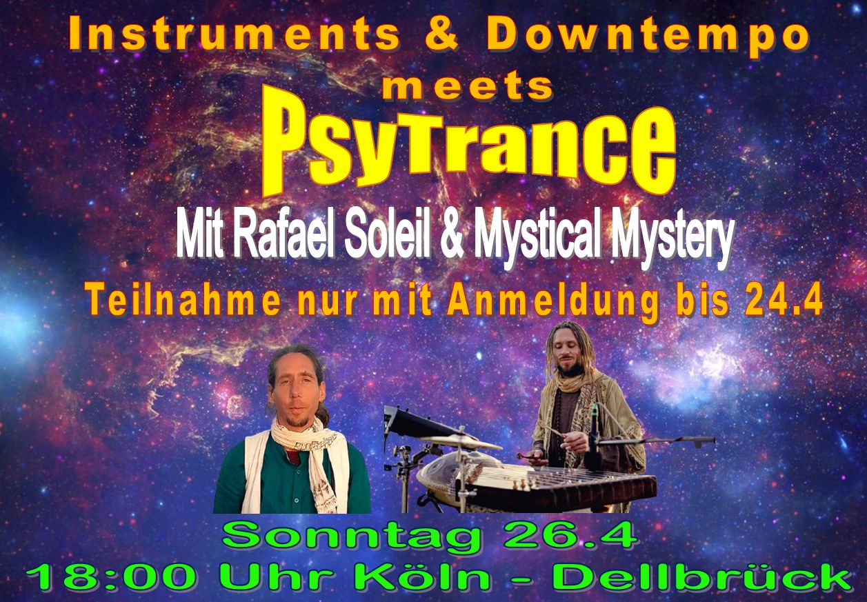 PsyTranceDance: Instruments & Downtempo meets Psytrance