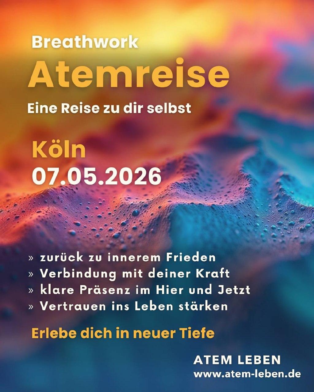 Lebendige Atemreise mit dem Verbundenen Atem