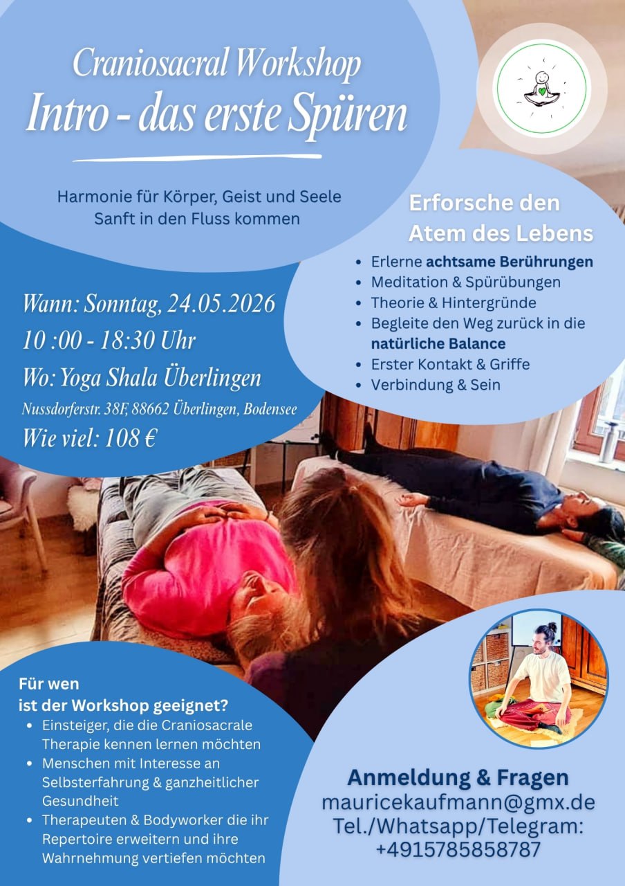 Cranio Intro Workshop 💆‍♀️