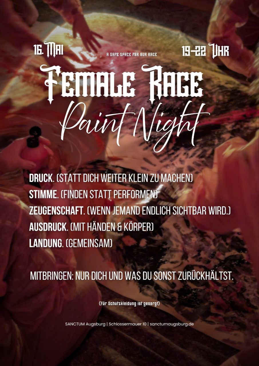 FEMALE RAGE PAINT NIGHT