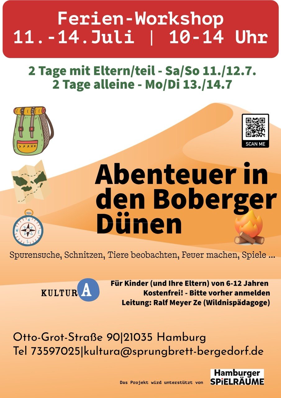 Ferien-Workshop Abenteuer in den Boberger Dünen