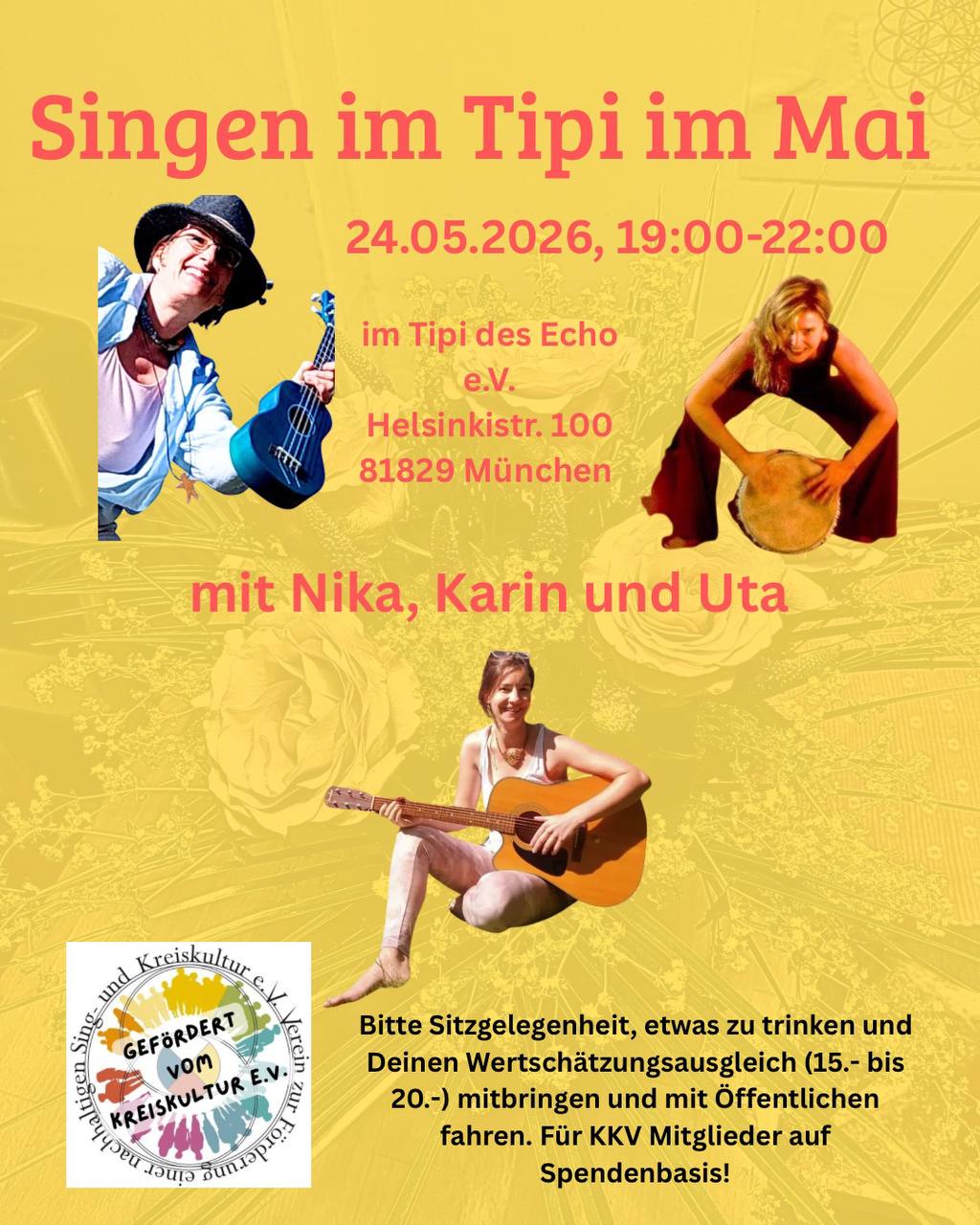 Singen im Tipi