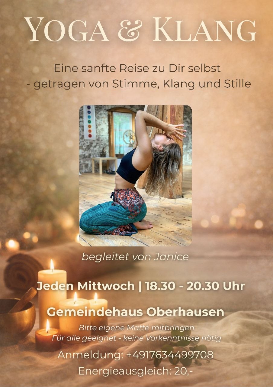 ✨ Yoga & Klang - eine sanfte Reise zu dir selbst ✨