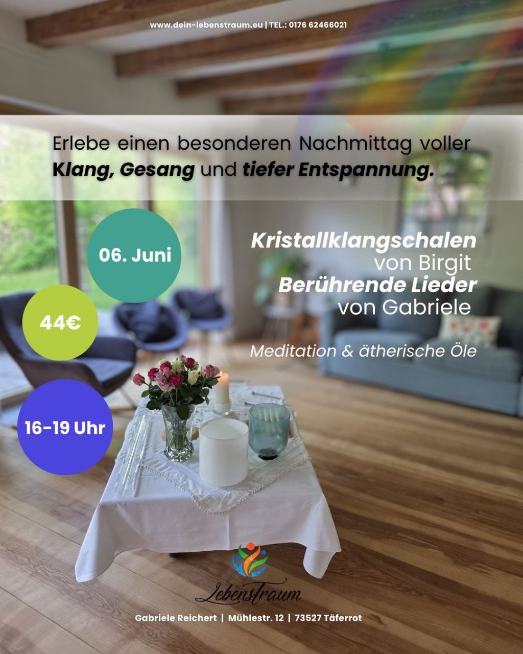 Lieder und Kristallklang