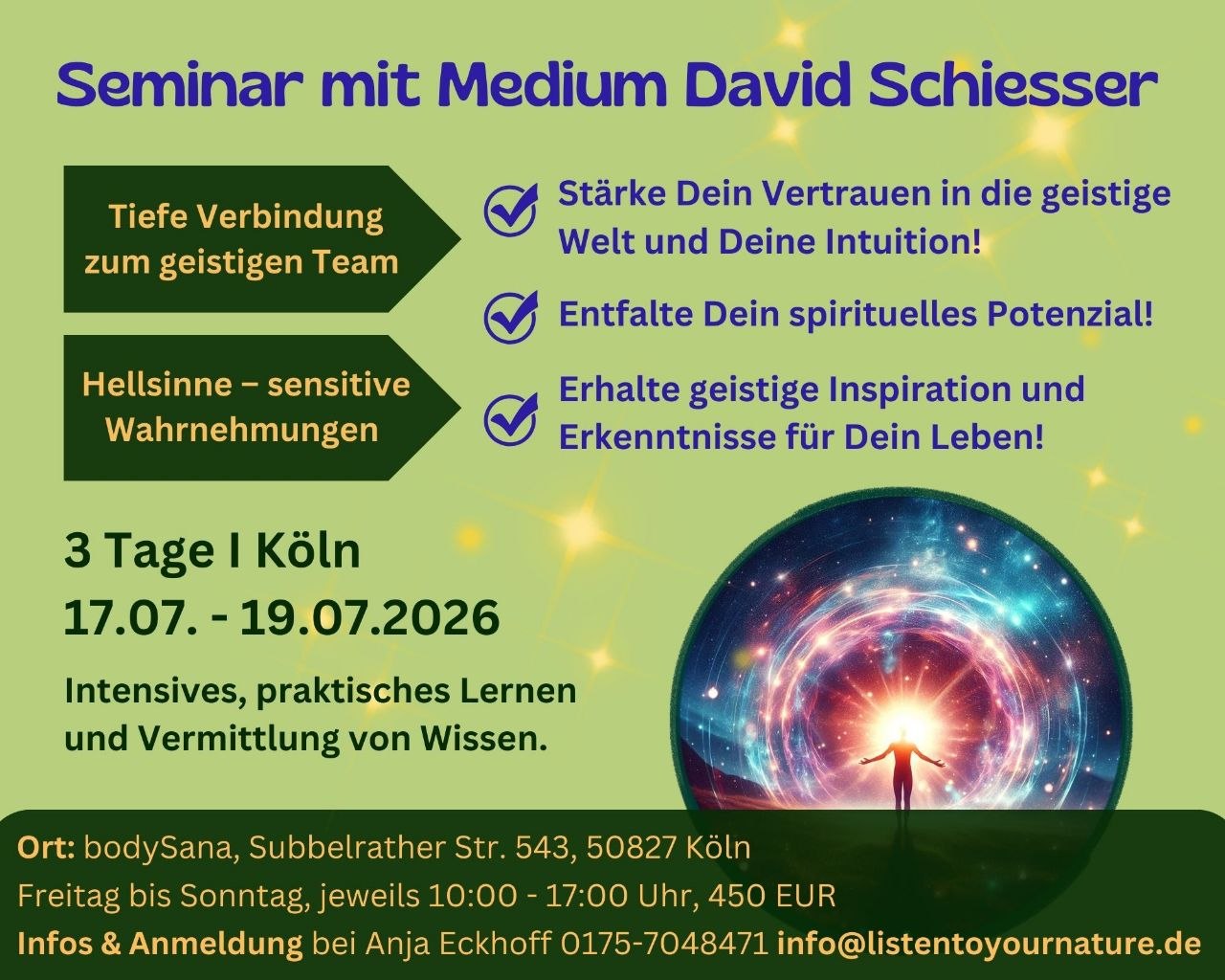 Tiefe Verbindung zum geistigen Team – Hellsinne & sensitive Wahrnehmungen