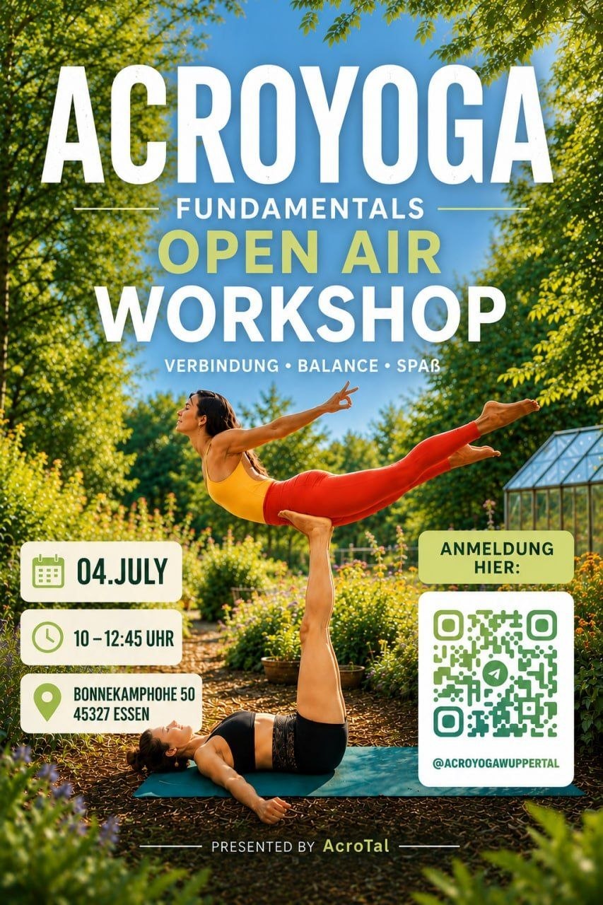 OpenAir-Acroyoga-Workshop & Regionalurlaub