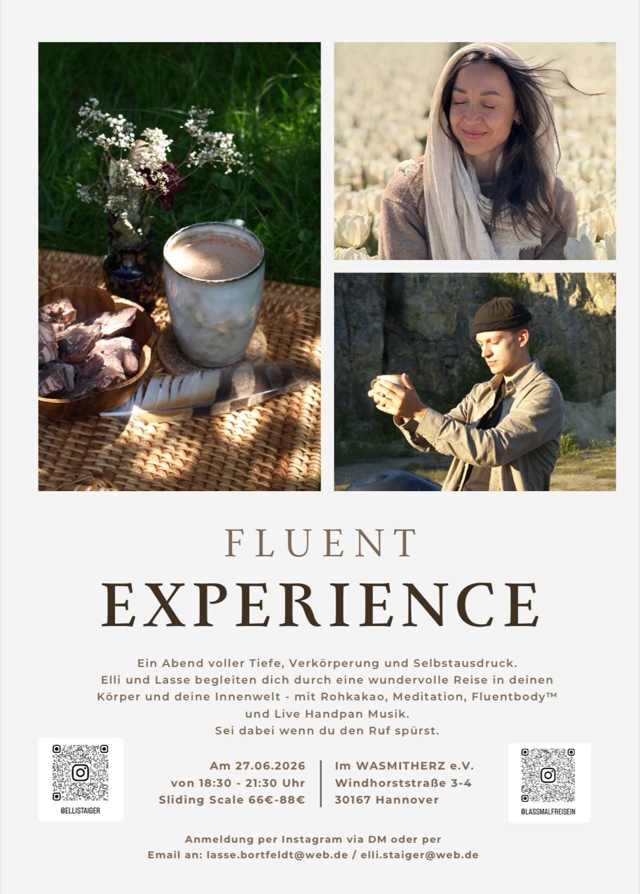 FLUENT EXPERIENCE - Ein Abend voller Tiefe, Verkörperung und Selbstausdruck