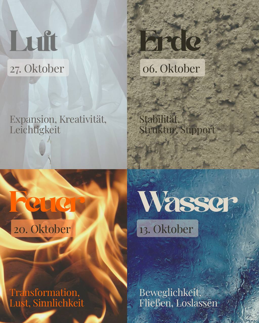 Atemreise durch die vier Elemente – Luft