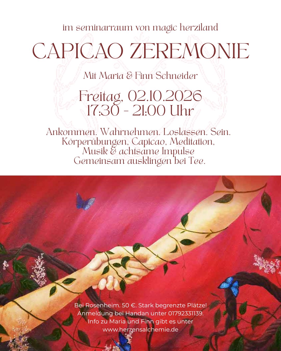 Caapicao Zeremonie mit Maria & Finn