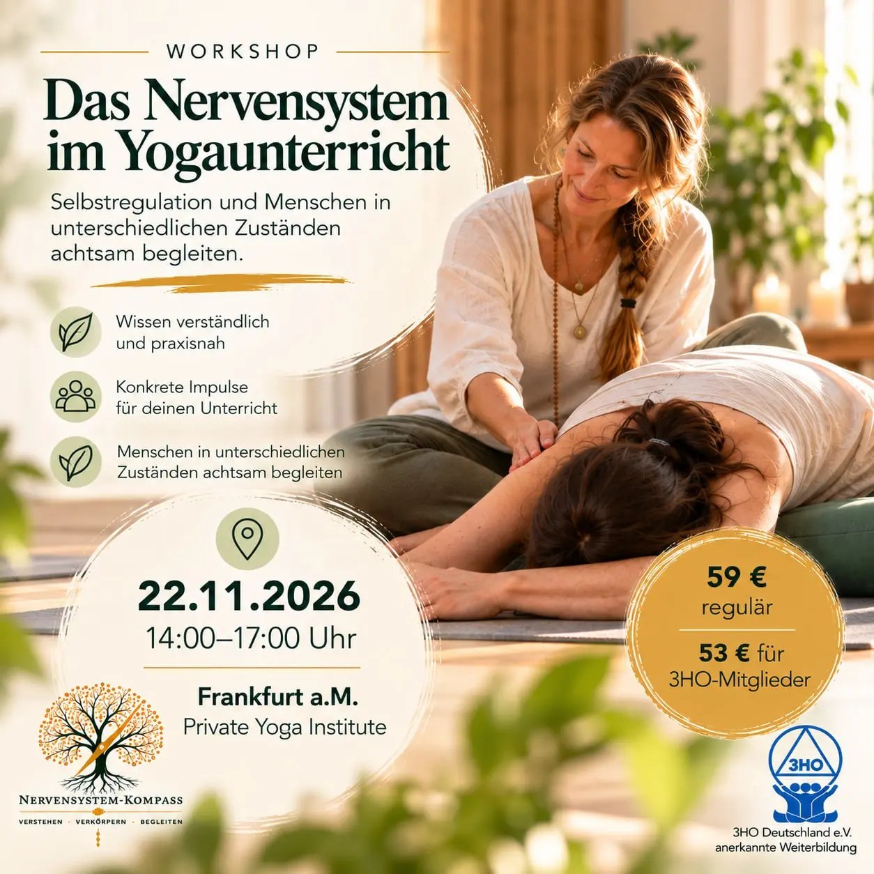 Das Nervensystem im Yogaunterricht - Selbstregulation und Menschen in unterschiedlichen Zuständen achtsam begleiten