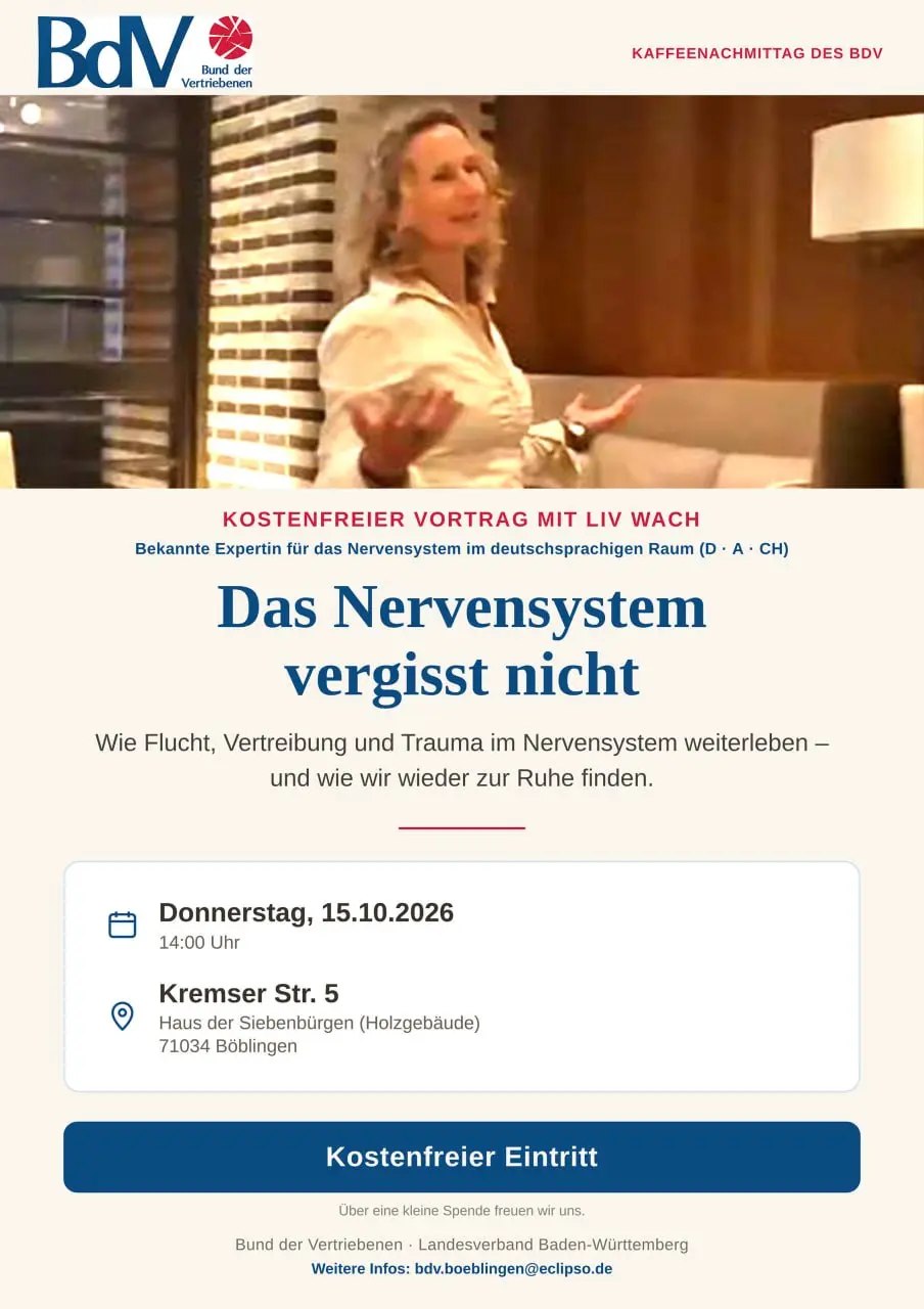 Das Nervensystem vergisst nicht