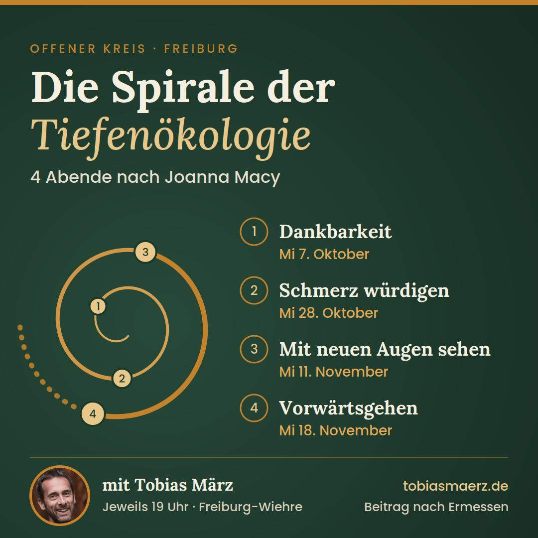 Die Spirale der Tiefenökologie nach Joanna Macy