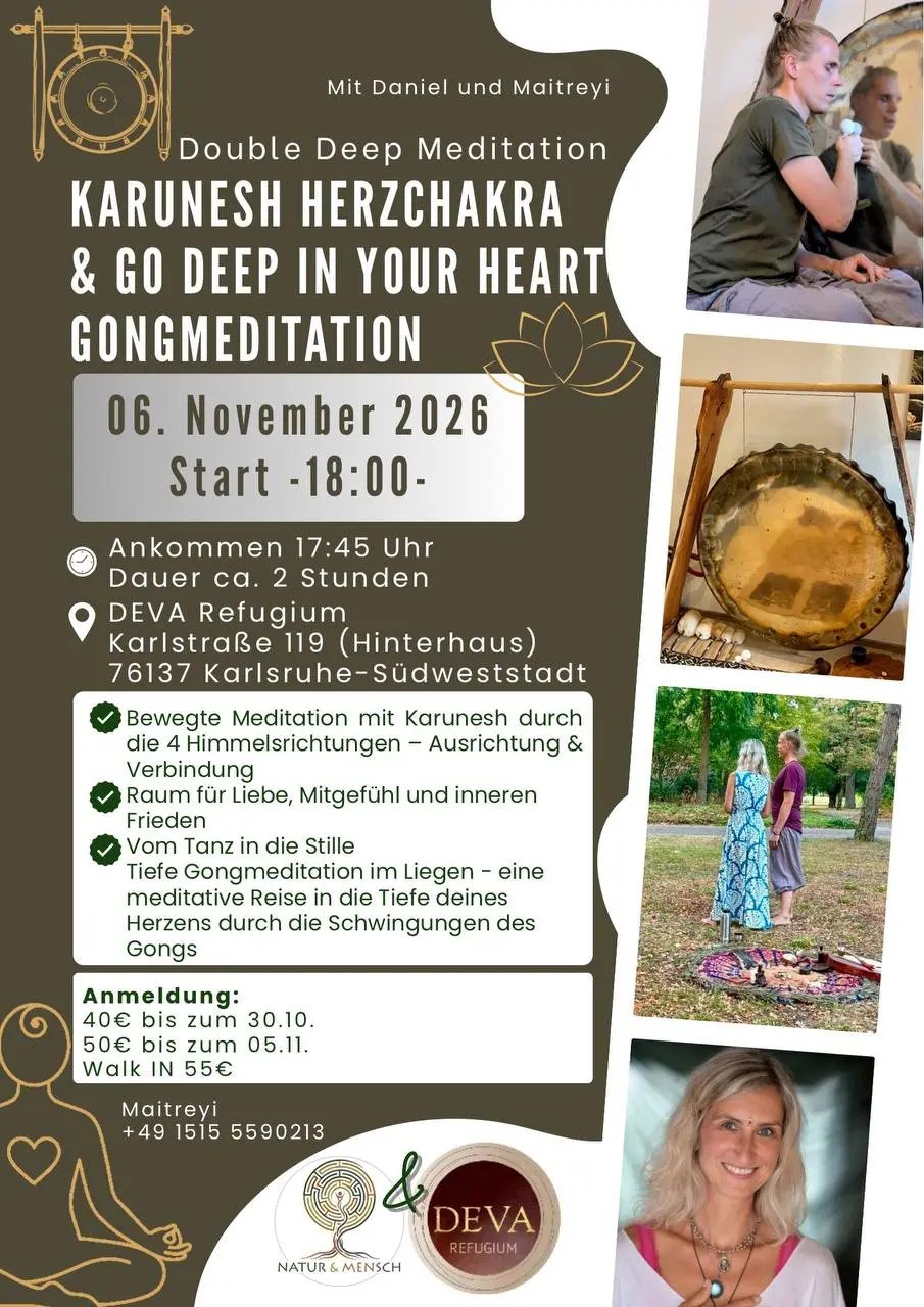 Double Deep Meditation – Karunesh Herzchakra & Gongmeditation