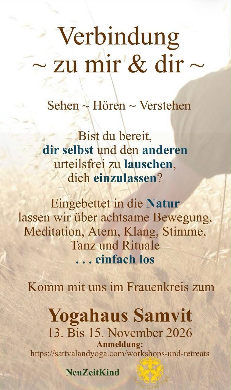 Frauenretreat Verbindung - zu mir & dir