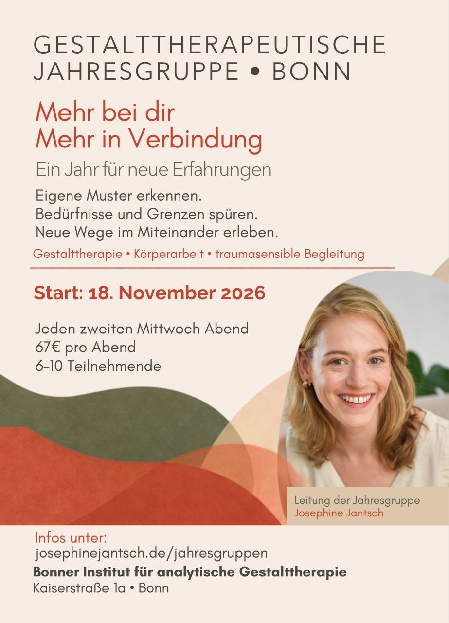 Gestalttherapeutische Jahresgruppe in Bonn