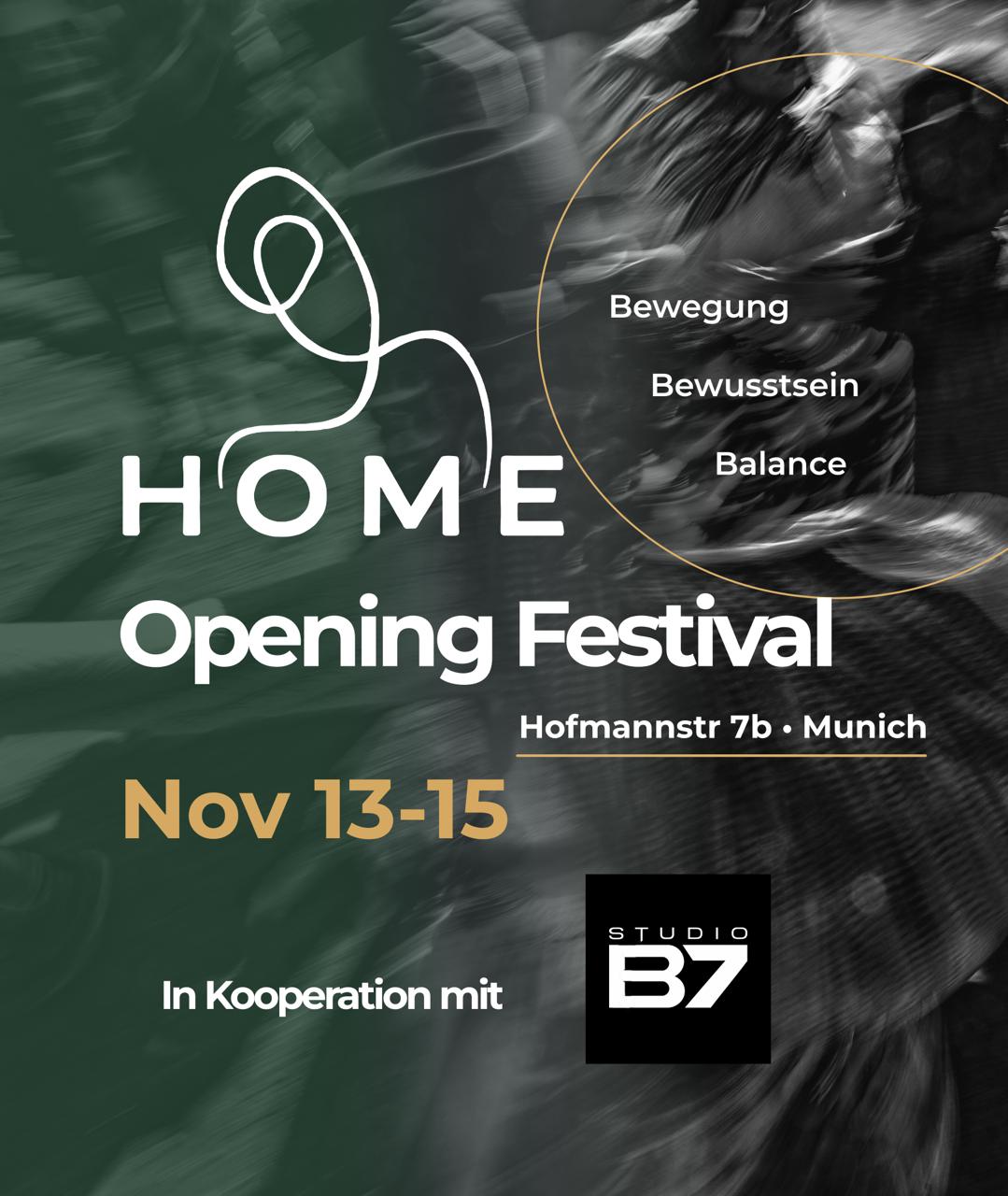H•OM•E - Ecstatic Dance, Breathwork & Yoga (Freitag)