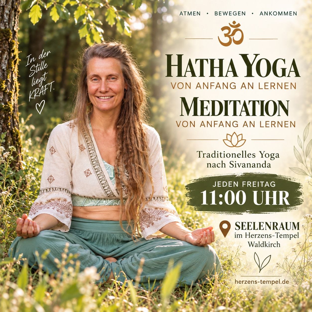 Hatha Yoga & Meditation – Von Anfang An