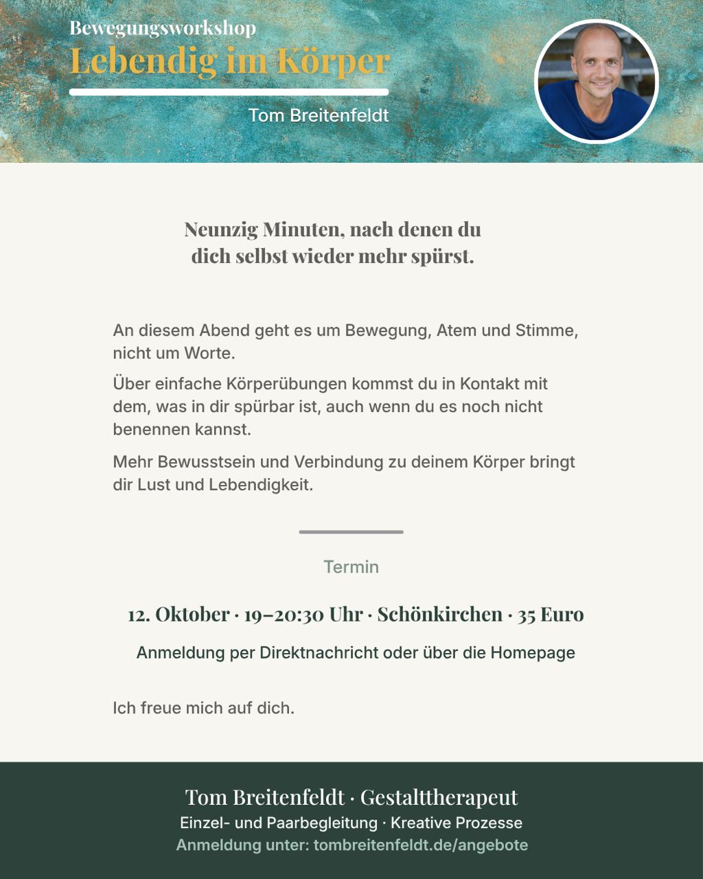 Körper, Bewegung und Atem