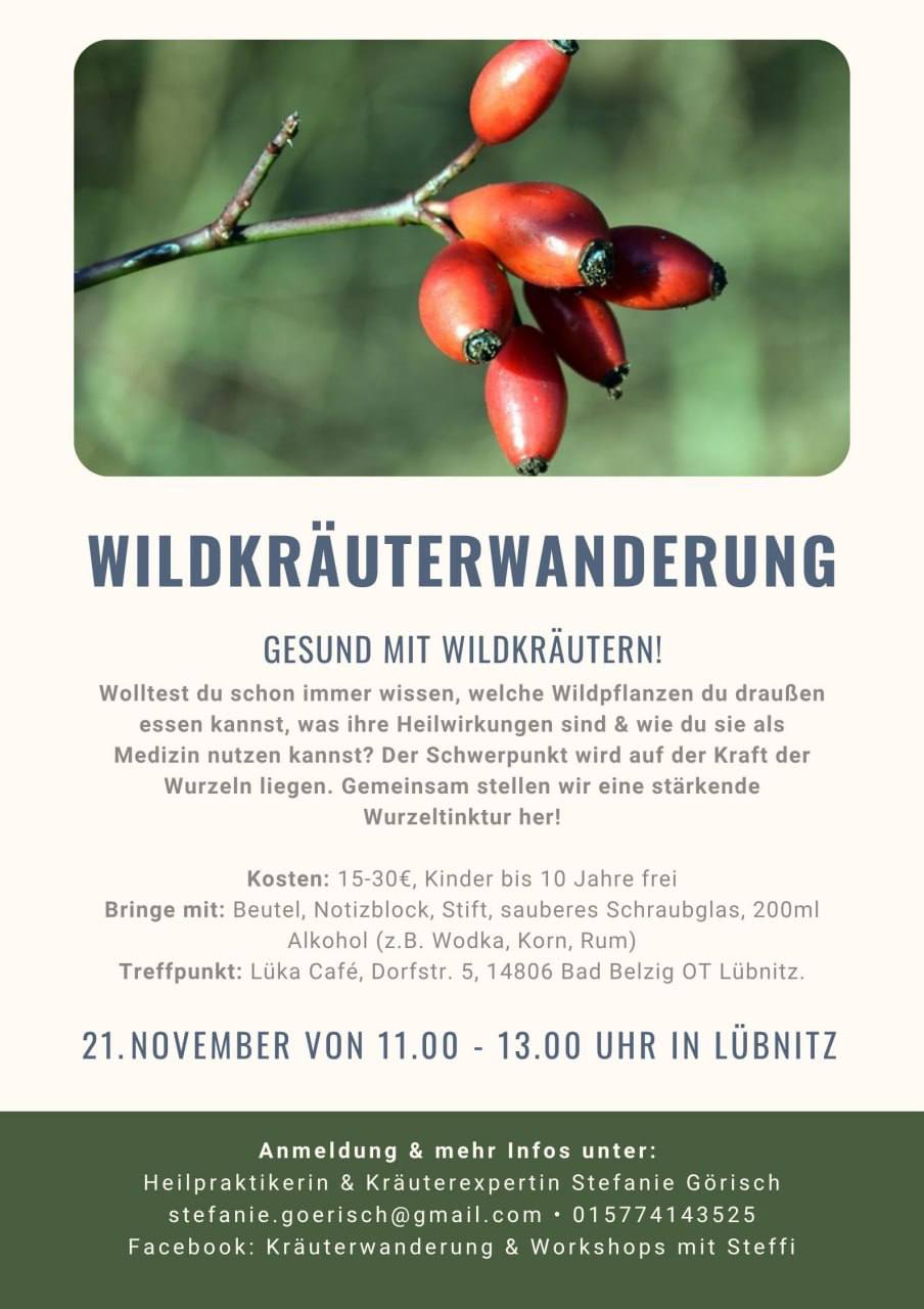 Kräuterwanderung - Die Kraft der Wurzeln