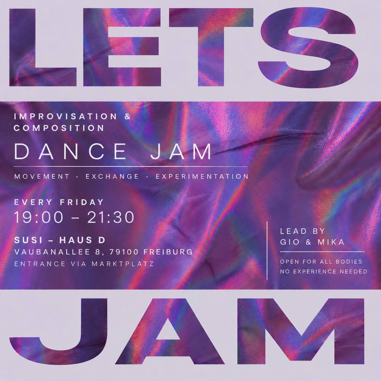 LET'S JAM - Dance Improvisation Jam