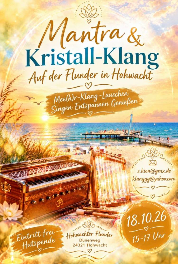 Mee(h)r-Klang – Mantra & Kristall-Klang an der Hohwachter Flunder