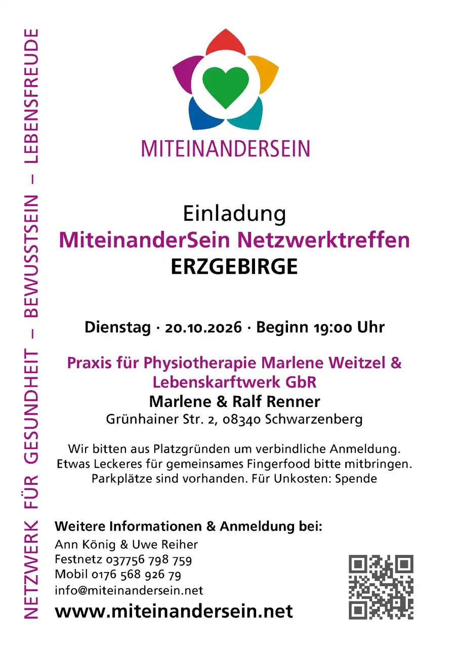 MiteinanderSein Netzwerktreffen ERZGEBIRGE