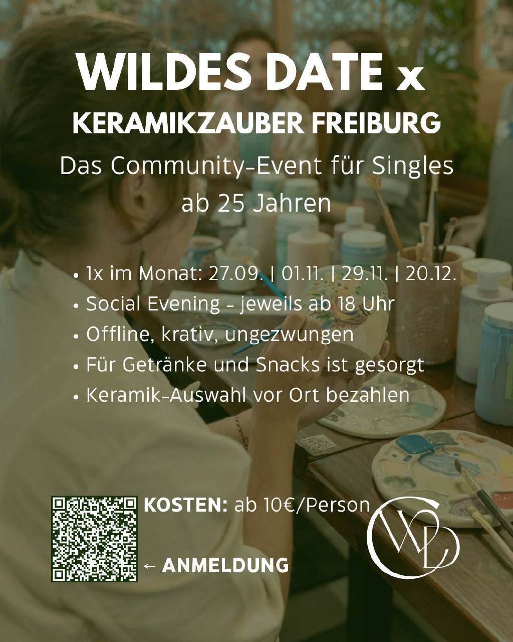 Offline Social Evening: Keramik Bemalen