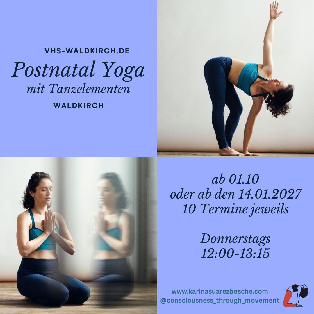 Postnatal Yoga mit oder ohne Baby mit Tanzelementen