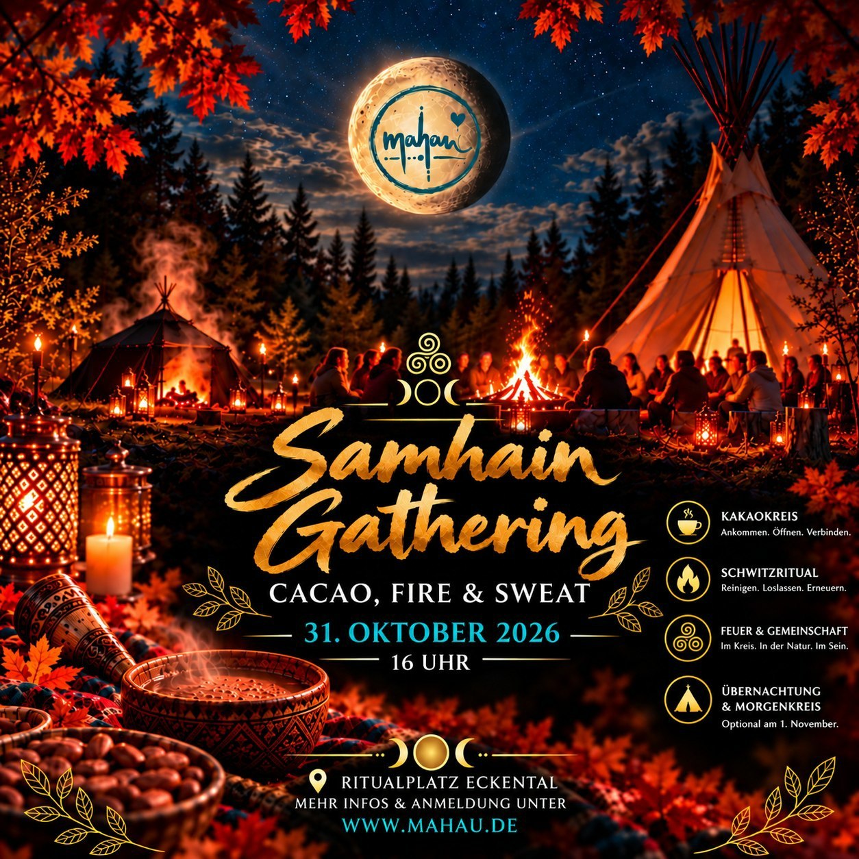SAMHAIN GATHERING: Cacao, Fire & Sweat