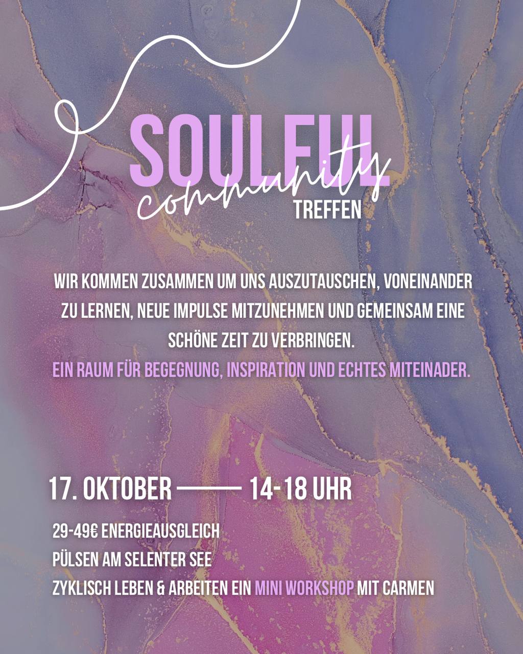 SOULFUL COMMUNITY Treffen