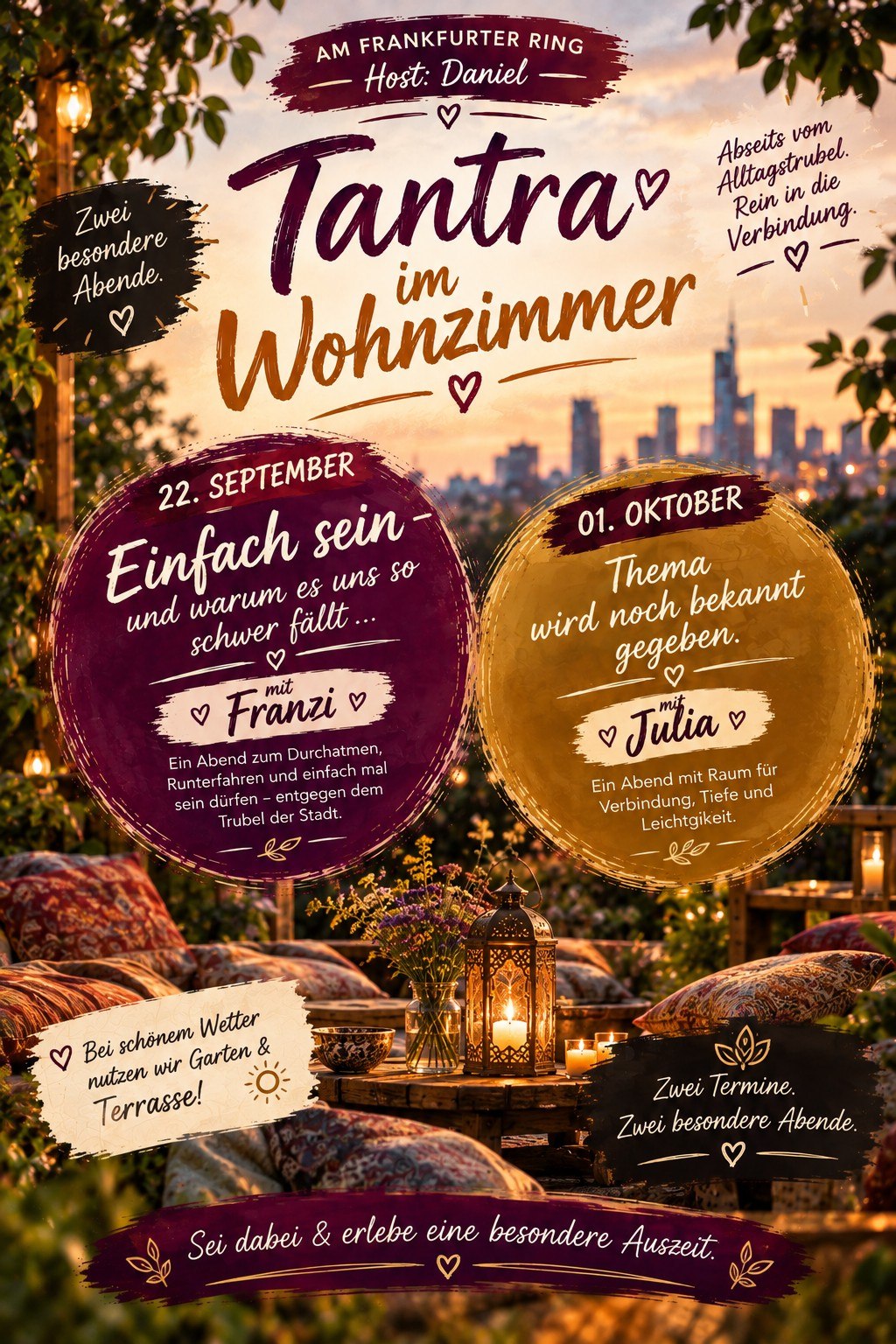 Tantra im Wohnzimmer mit Julia